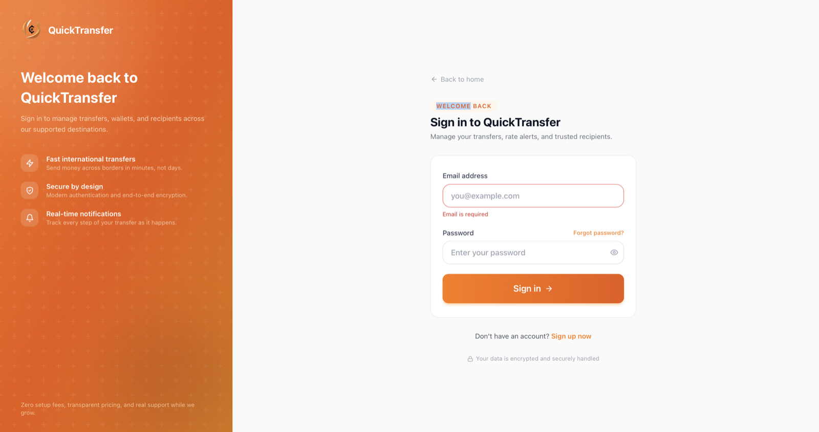 Secure sign-in.